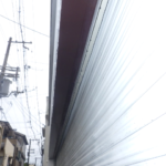 外周車庫 シャッター隙間侵入防止封鎖施工完了