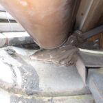 屋根重なり部 侵入防止施工完了