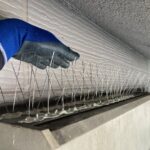 外周 シャッターBOX上 休息防止プロテクター設置完了