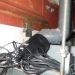 天井裏 撃退器スーパーハヤブサ設置