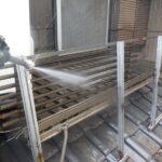 屋根上 殺菌処理